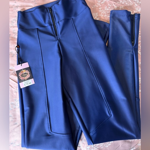 S - L DARK BLUE BIA PRADA PANTS # 135-135 - Picture 2 of 8